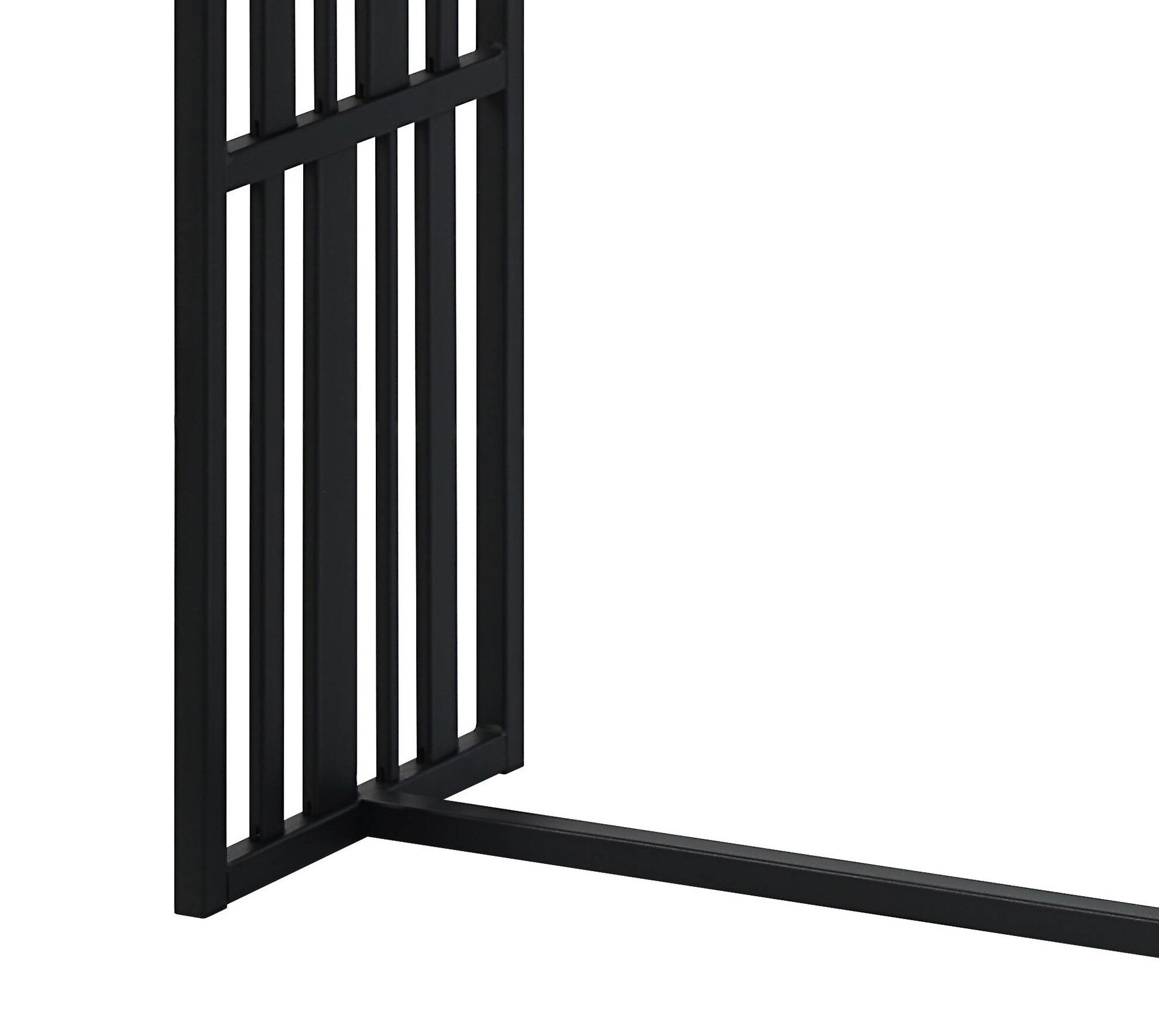 Antique Oak And Black Sofa Table With Double Pedestal Oak Primary Living Space Industrial Round Wood Metal Pedestal