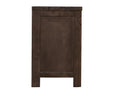 Verna Brown 2 Drawer Nightstand Brown Engineered Wood