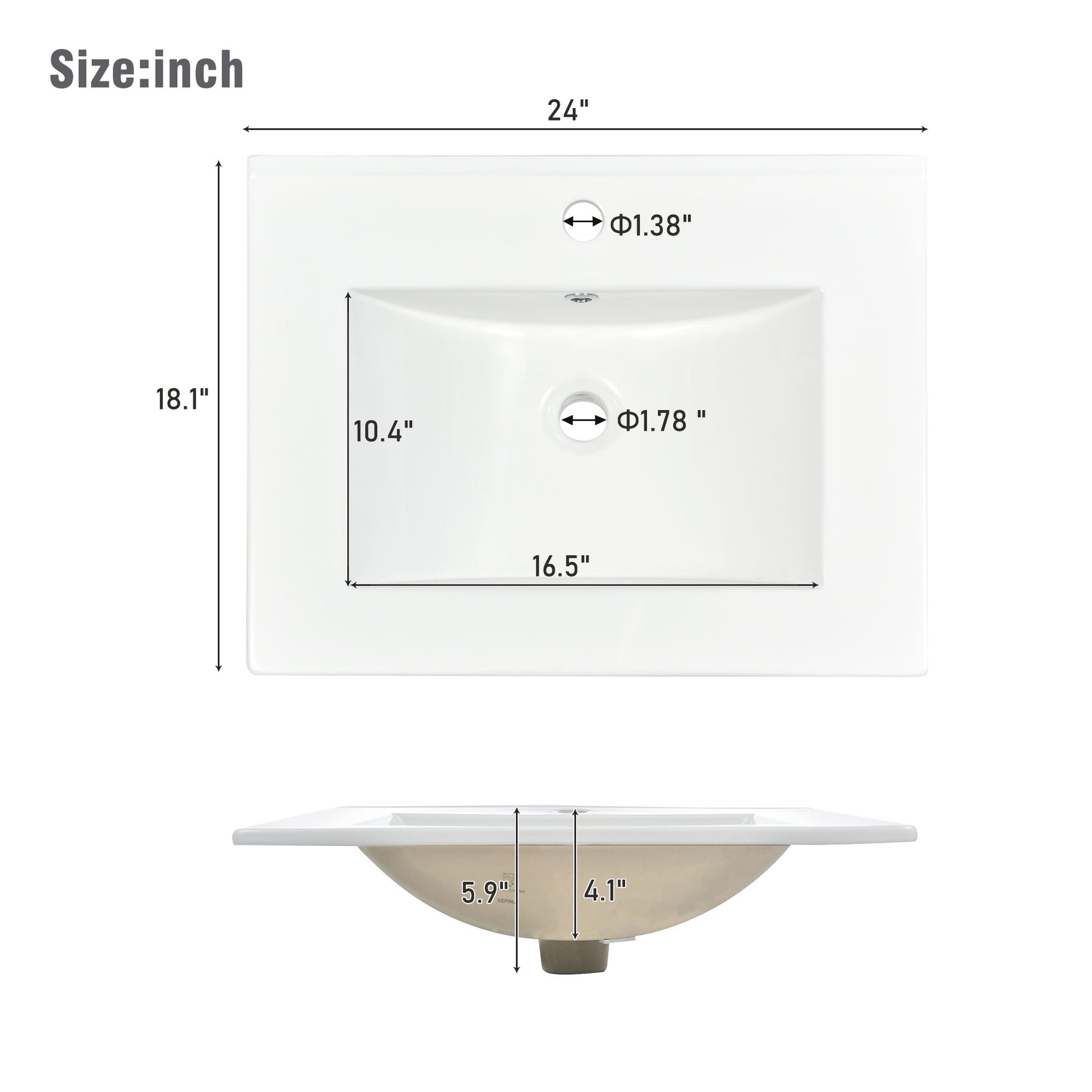 24 Inch Wall Mounted Bathroom Vanity With 2 Drawers Ideal For Small Bathrooms Green Bathroom Mdf