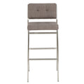 Barstool Light Grey Fabric