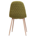 Dining Chair Green Fabric