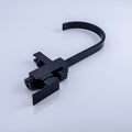 Matte Black Waterfall Freestanding Tub Filler Floor Mount Bathtub Faucet With Handheld Sprayer Matte Black Brass