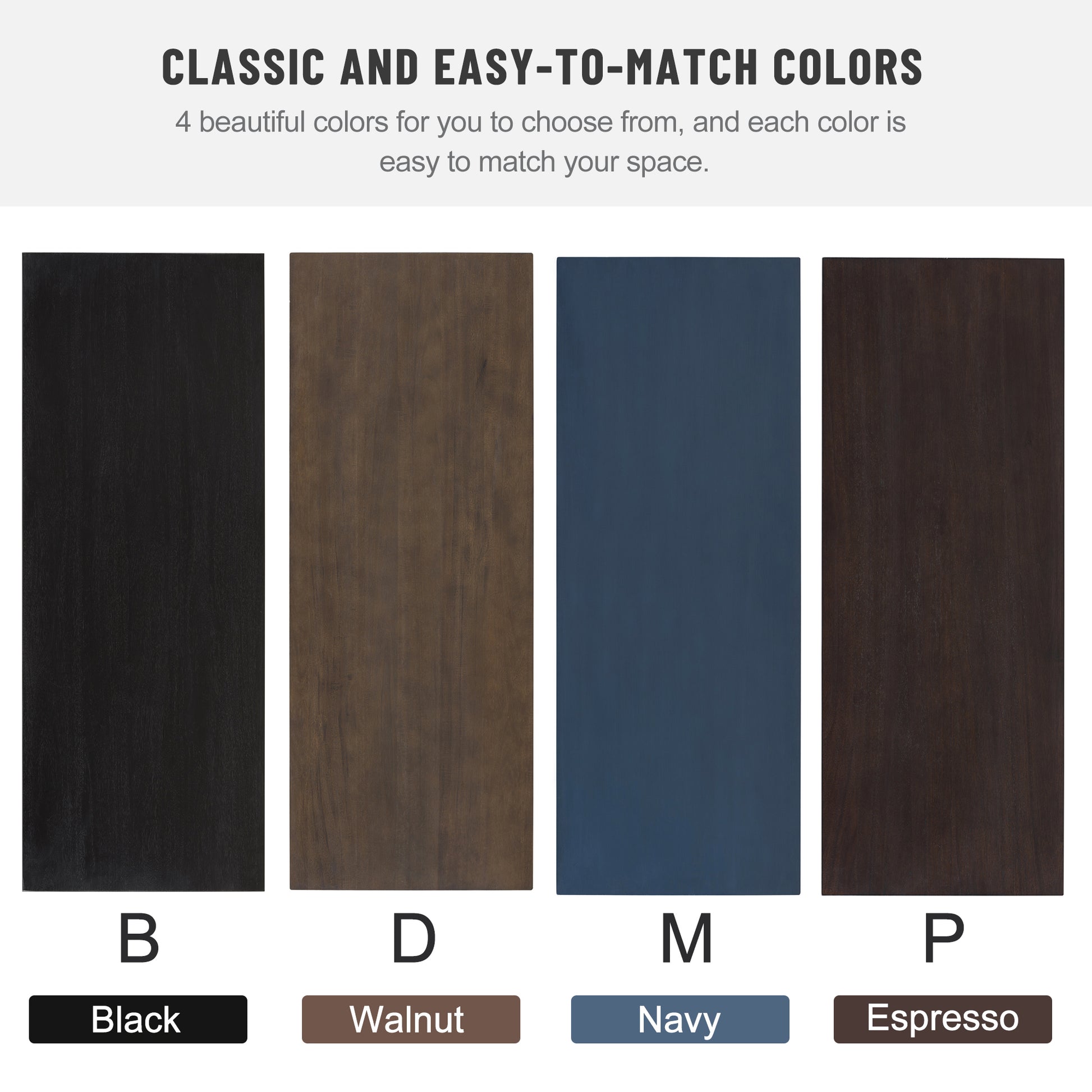 48 Inch Rustic Vintage Console Tablefarmhouse Style Entryway Table With Open Shelf And Sturdy Construction For Entryway And Living Room Navy Navy Distressed Finish Primary Living Space Antique,Rustic,Vintage Open Storage Console Tables Brushed