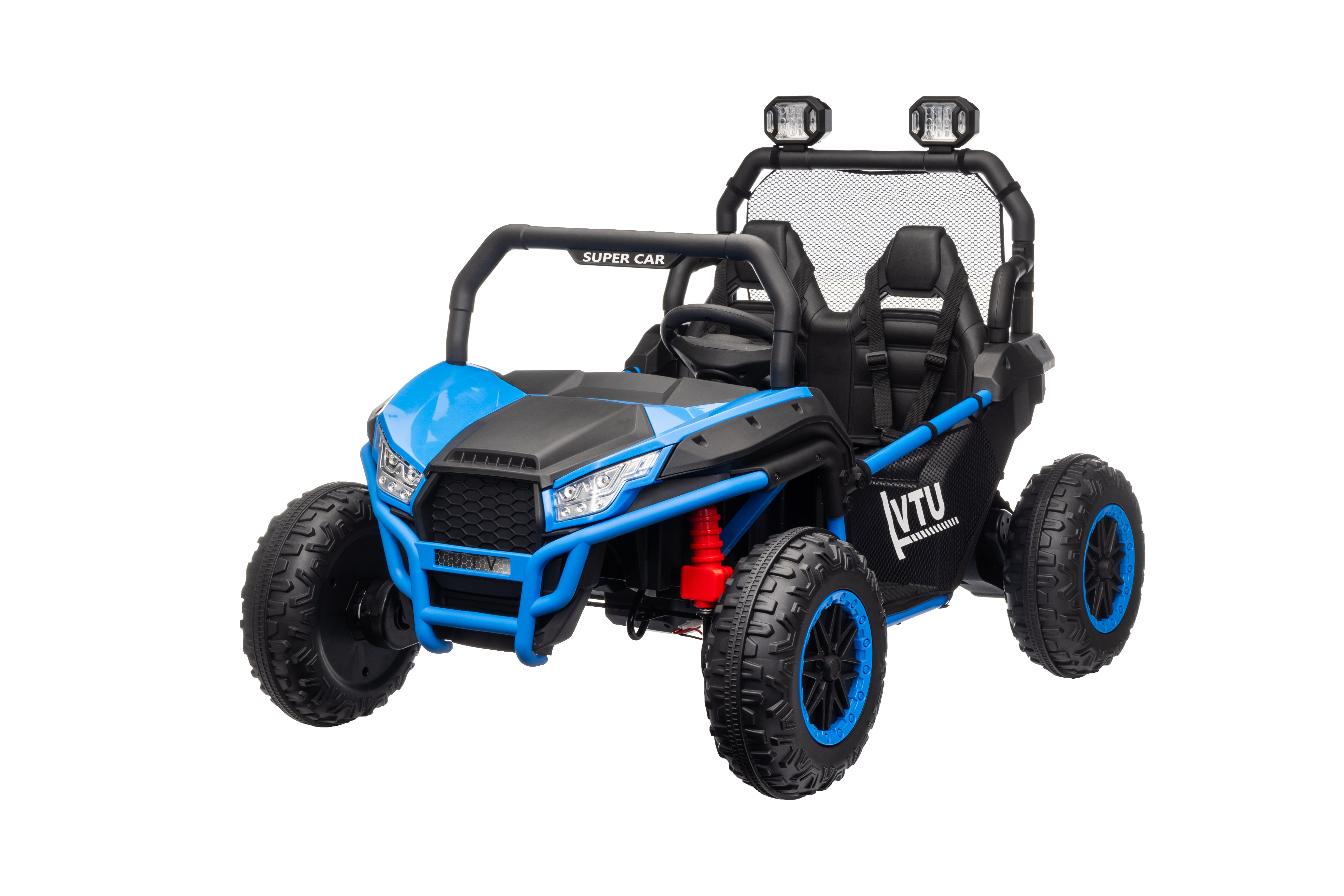 24V 2 Seater Ride On Car For Kids, 4X4 Off Road Utv Toy W Remote Contr