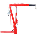 500Lb Pickup Truck Hydraulic Pwc Dock Jib Engine Hoist Crane Hitch Mount Lift 2