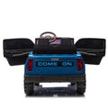 24V10A Two Seater Kids Ride On Electric Pickup, Kids Ride On Toy W Parents Remote Control,4Wd 800W Motors,Two Safety Belts,High Gate Safety Design,Usb,Bluetooth, Speed 2.49 3.73Mph For Kids Aged 3 .