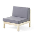 Brava X Back R Arm Chair. Light Grey Dark Grey Acacia Wood