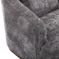 Coolmore Swivel Barrel Chair, Comfy Round Accent Sofa Chair For Living Room, 360 Degree Swivel Barrel Club Chair, Leisure Arm Chair For Nursery, Hotel, Bedroom, Office, Lounge Gray Boucle Gray Primary Living Space Foam Boucle