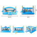 Multifunctional Jump 'N Slide Inflatable Bouncer For Kids Complete Setup With Blower 198