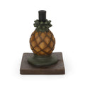 Pineapple Umbrella Base Yellow Concrete