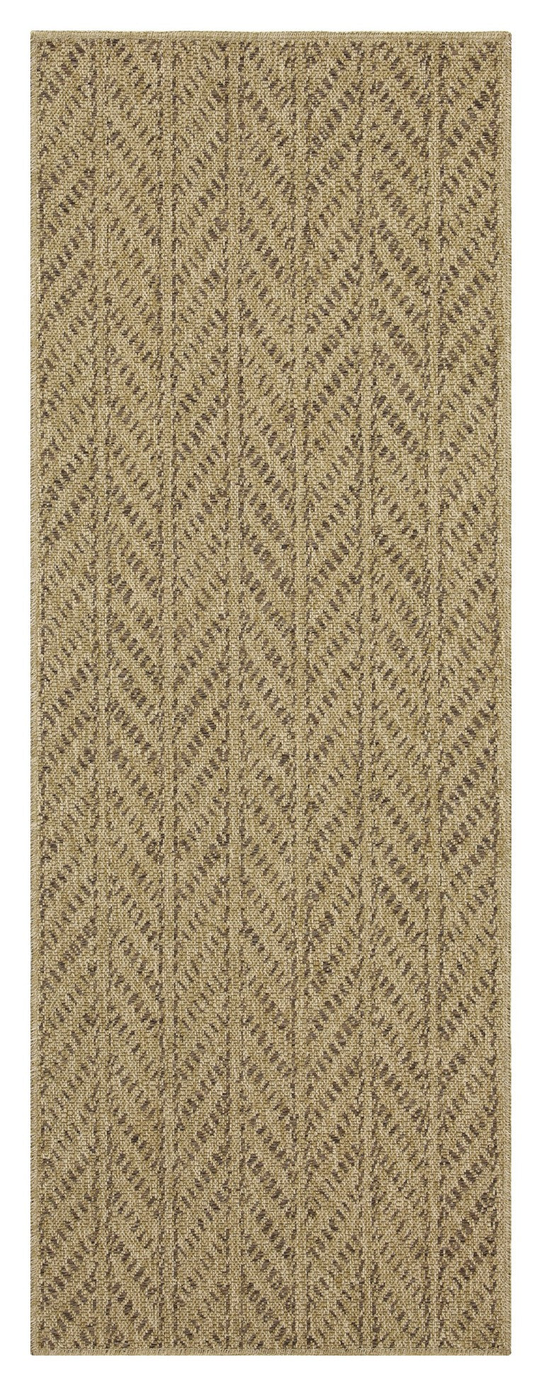 Earth Gc Ntl1013 Jute Mocha 2 Ft. 7 In. X 7 Ft. 3 In. Indoor Outdoor Area Rug Natural & Light Brown Polyester Polypropylene