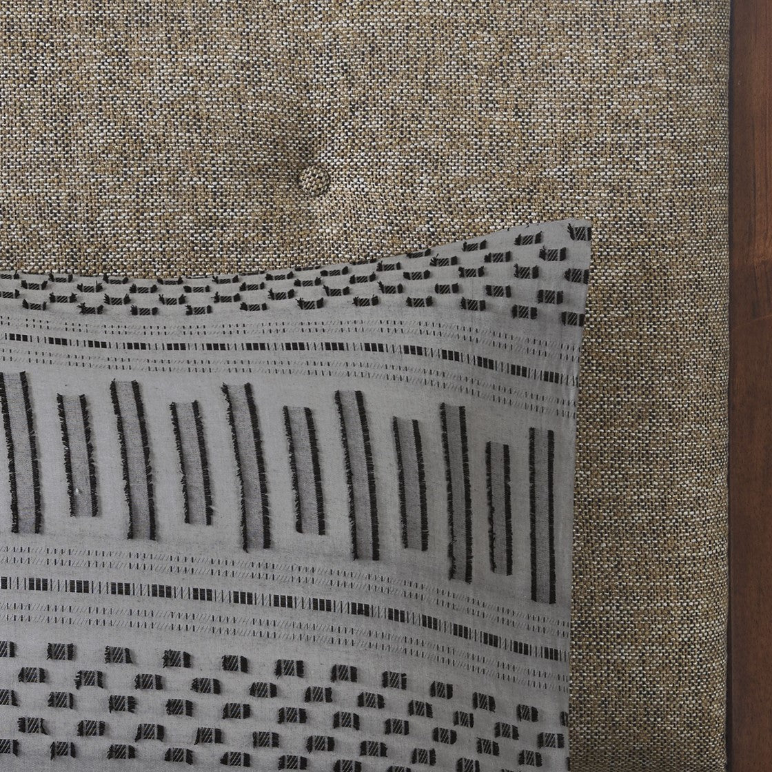 Cotton Jacquard Comforter Mini Set Grey Black King Cal King King Grey Black Cotton