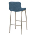 Barstool Blue Fabric