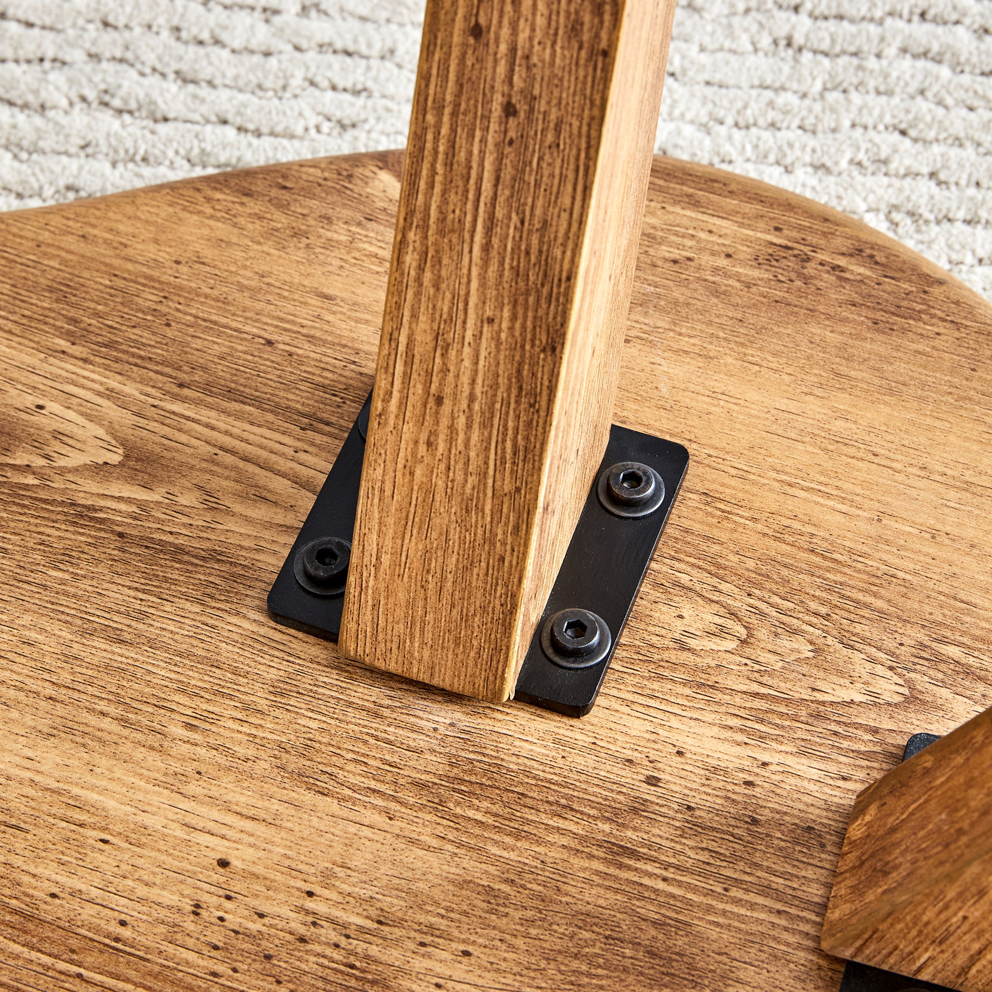 Modern Minimalist Wood Color Table Top Coffee Table. Log Style Coffee Table.Cloud Shape Gives You A Experience, Computer Desk. The Game Table. Suitable For Dining And Living Rooms. Wood Mdf