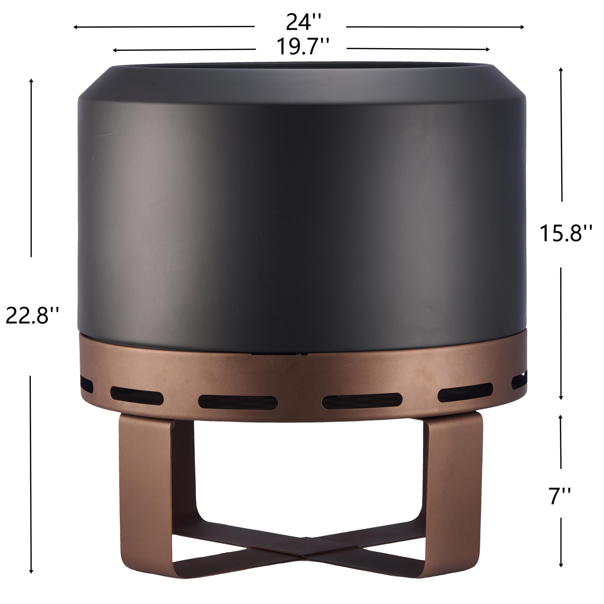 camping shop 24 Outdoor Smokeless Fire Pit Stove 24'' For Camping Bonfire, Wood Burnin