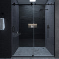 Frameless Sliding Shower Door 58 60 In. W X 76 In. H, Bathroom Sliding Door With 5 16