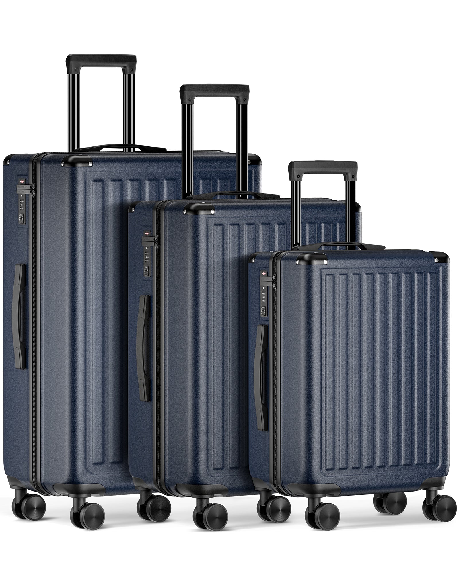 3 Piece Set Luggage With Tsa Lock&Spinner Wheels,