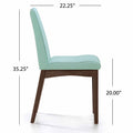 DINING CHAIR Set of 2 mint-fabric