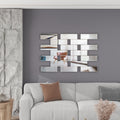 Large Framless Rectangular Accent Wall Mirror 47.2