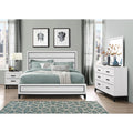 Mirage White Dresser White Rubber Wood