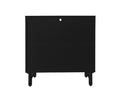 3 Drawer Cabinet, Suitable For Bedroom, Living Room, Study, Dining Room Black Particle Board