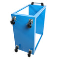 Tool Cart On Wheels, Heavy Duty Steel Utility Cart W Lockable Wheels, 400 Lbs Capacity Industrial Service Cart For Garage, Warehouse, Workshop Two Layer Bright Blue Blue Abs Steel Q235