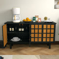 Modern Wood Tv Stand, Entertainment Center For Tvs Up To 65