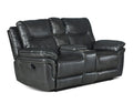 Isabella Sofa And Loveseat Set Gray Dark Gray Faux Leather 5 Seat