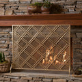 Fire Screens Gold Iron