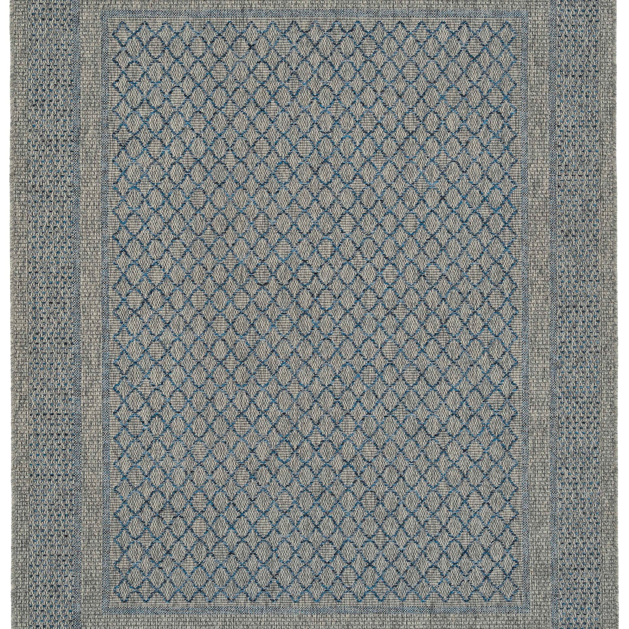 Modern, Transitional, Geometric, Southwestern, Textured High Low Cut & Loop 5'3" X 7'6" Rectangle Area Rug Multi Polypropylene