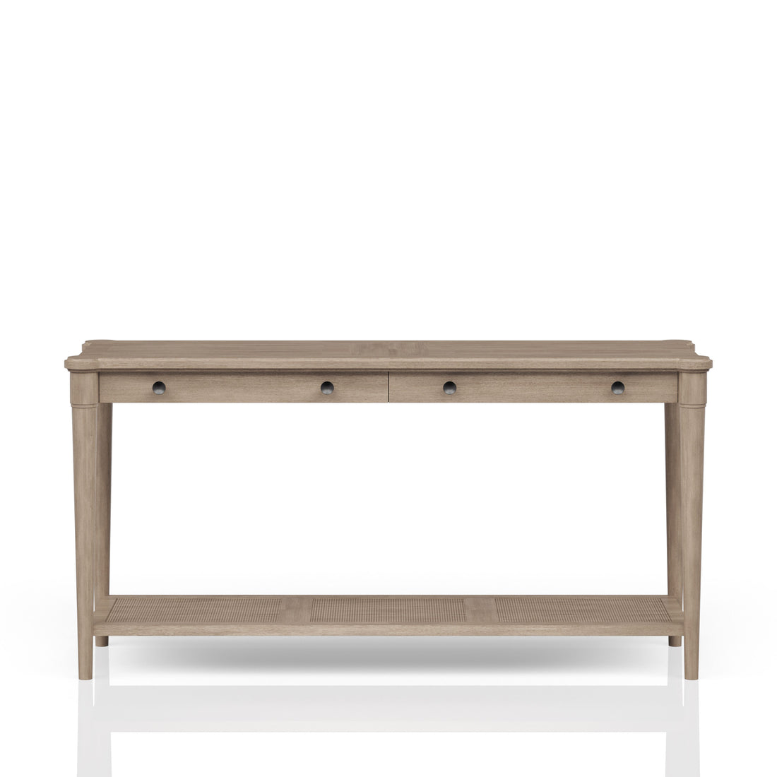 Sofa Table In Sand Finish Sand Solid Wood Mdf