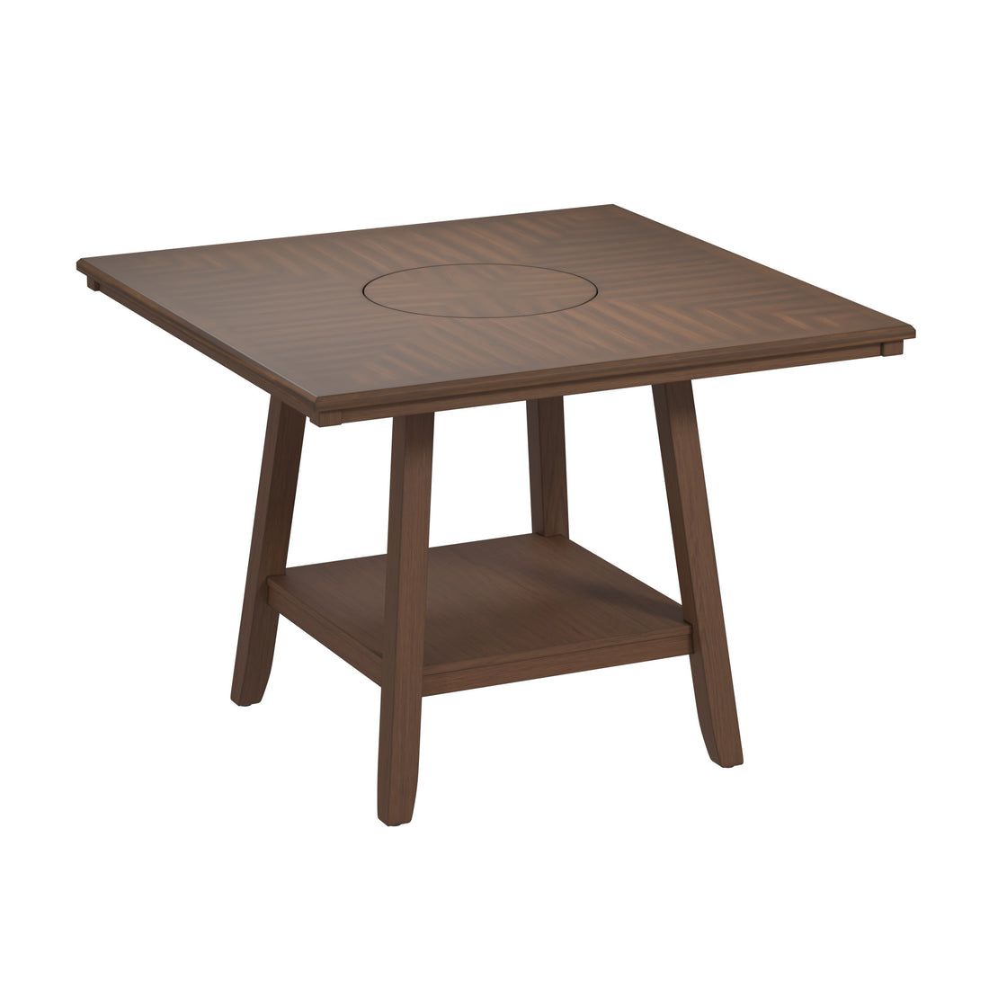 Glimm Brown Gathering Height Table Brown Engineered Wood