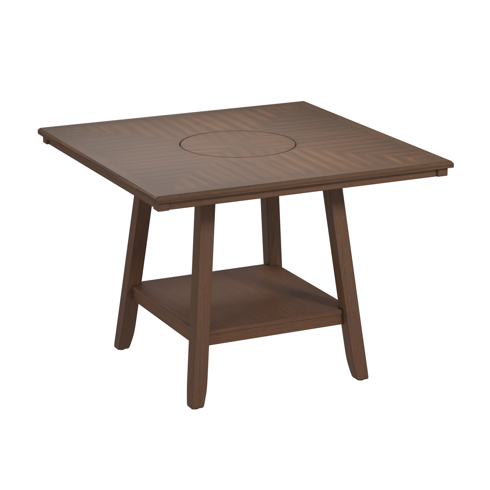 Glimm Brown Gathering Height Table Brown Engineered Wood