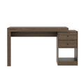 Techni Mobili Expandable Home Office Desk, Walnut Walnut Writting Desk Office Modern Rectangular Rectangular Mdf