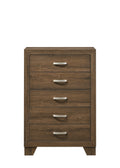 Oak 5 Drawer Chest Oak Bedroom Particle Board Mdf