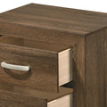 Oak 2 Drawer Nightstand Oak 2 Drawers Bedroom Rectangle Drawers Oak Wood