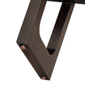 Retro Elegant Console Table With Marble Effect Top And Versatile Storage Solutions For Entryway And Living Room Espresso Espresso Solid Wood Mdf