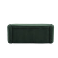 Coolmore Storage Ottoman,Bedroom End Bench,Upholstered Fabric Storage Ottoman With Safety Hinge, Entryway Padded Footstool, Ottoman Bench For Living Room & Bedroom Emerald Emerald Foam Corduroy