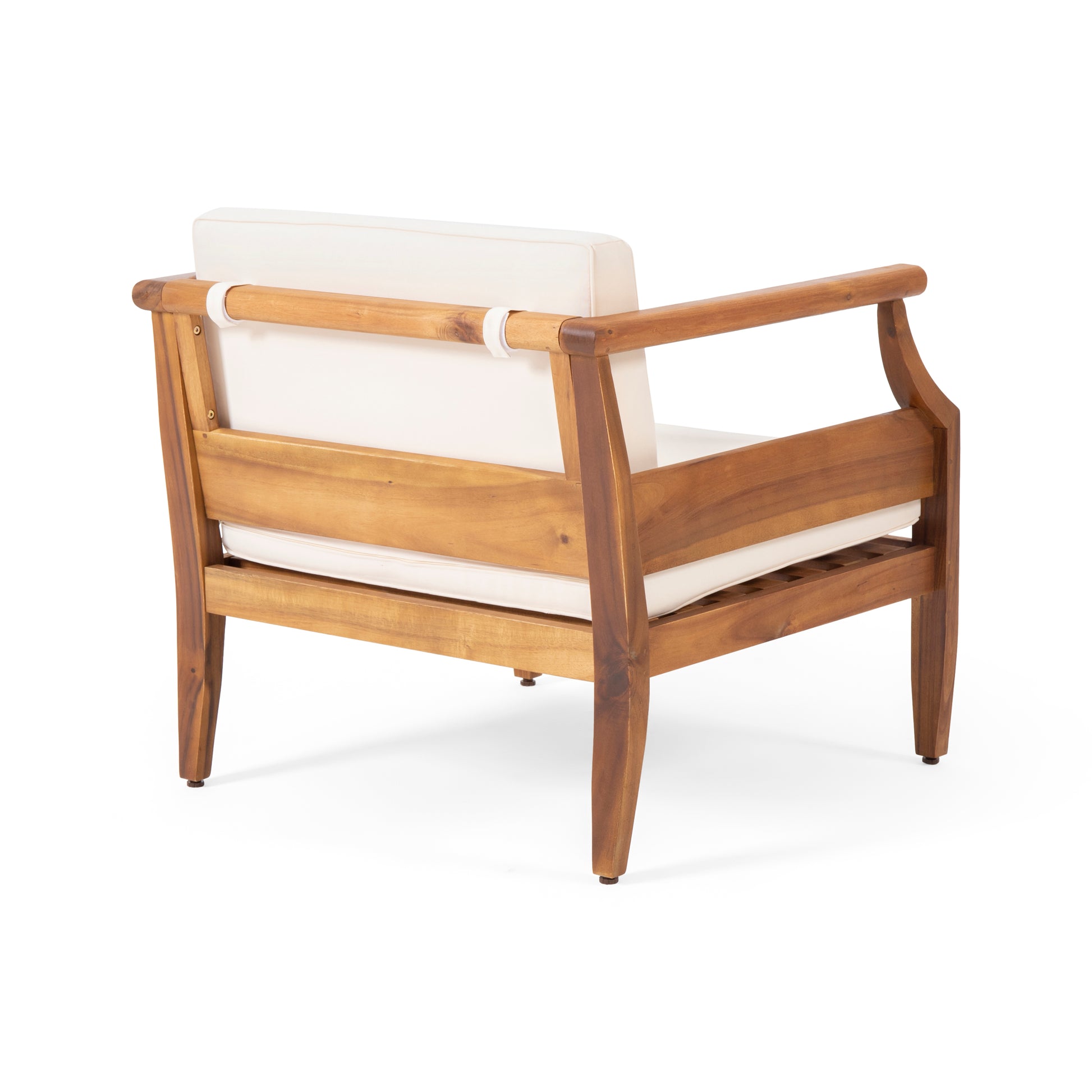 Aston Club Chair Cream Acacia Wood