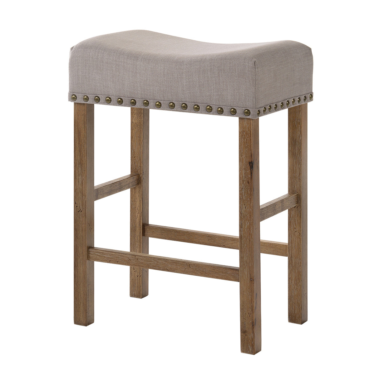 Tan And Weathered Oak Counter Height Stools Set Of 2 Tan Bedroom Oak Set Of 2 Linen