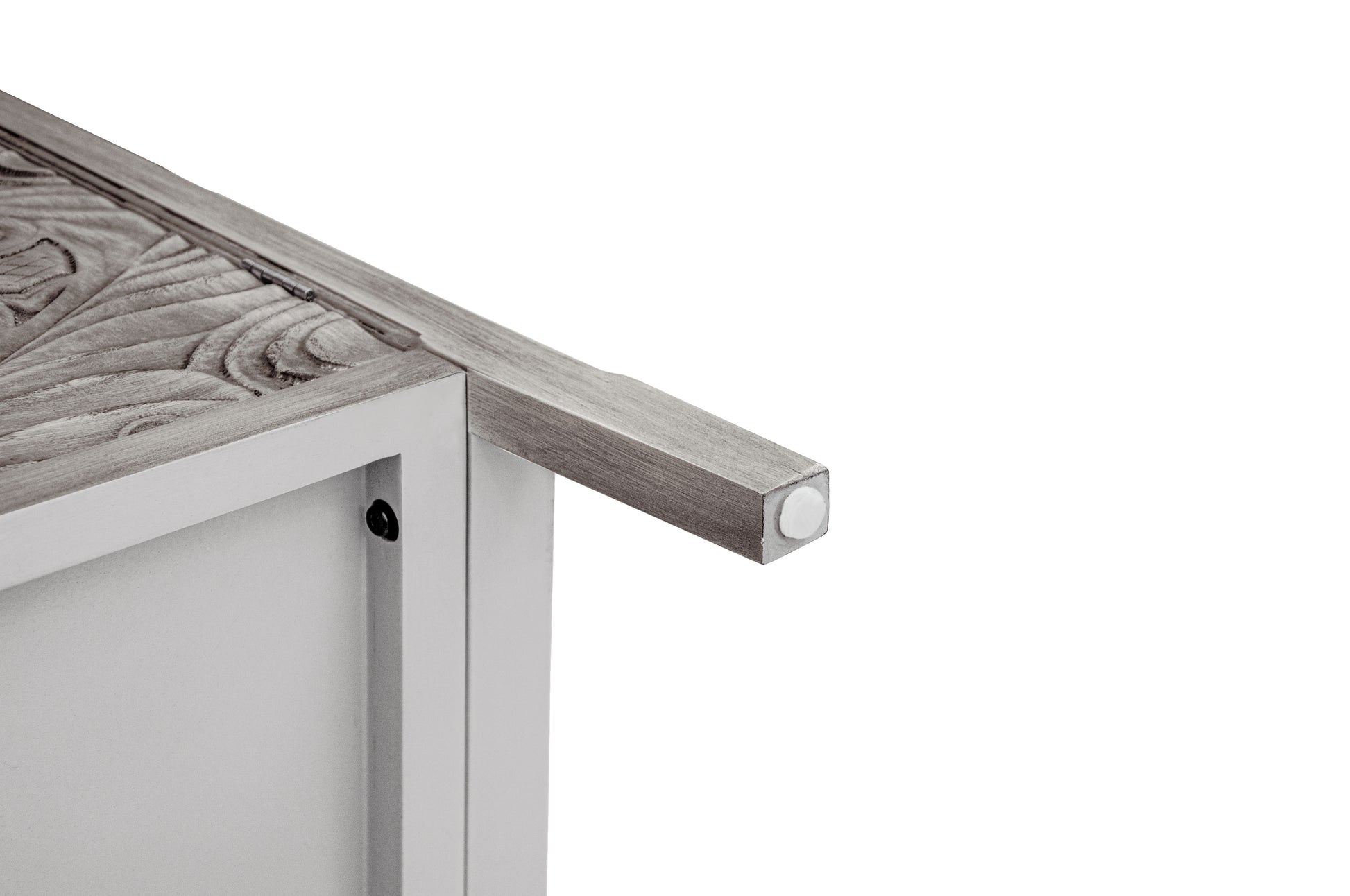 2 Door Cabinet, American Furniture, Suitable For Bedroom, Living Room, Study Light Grey Mdf