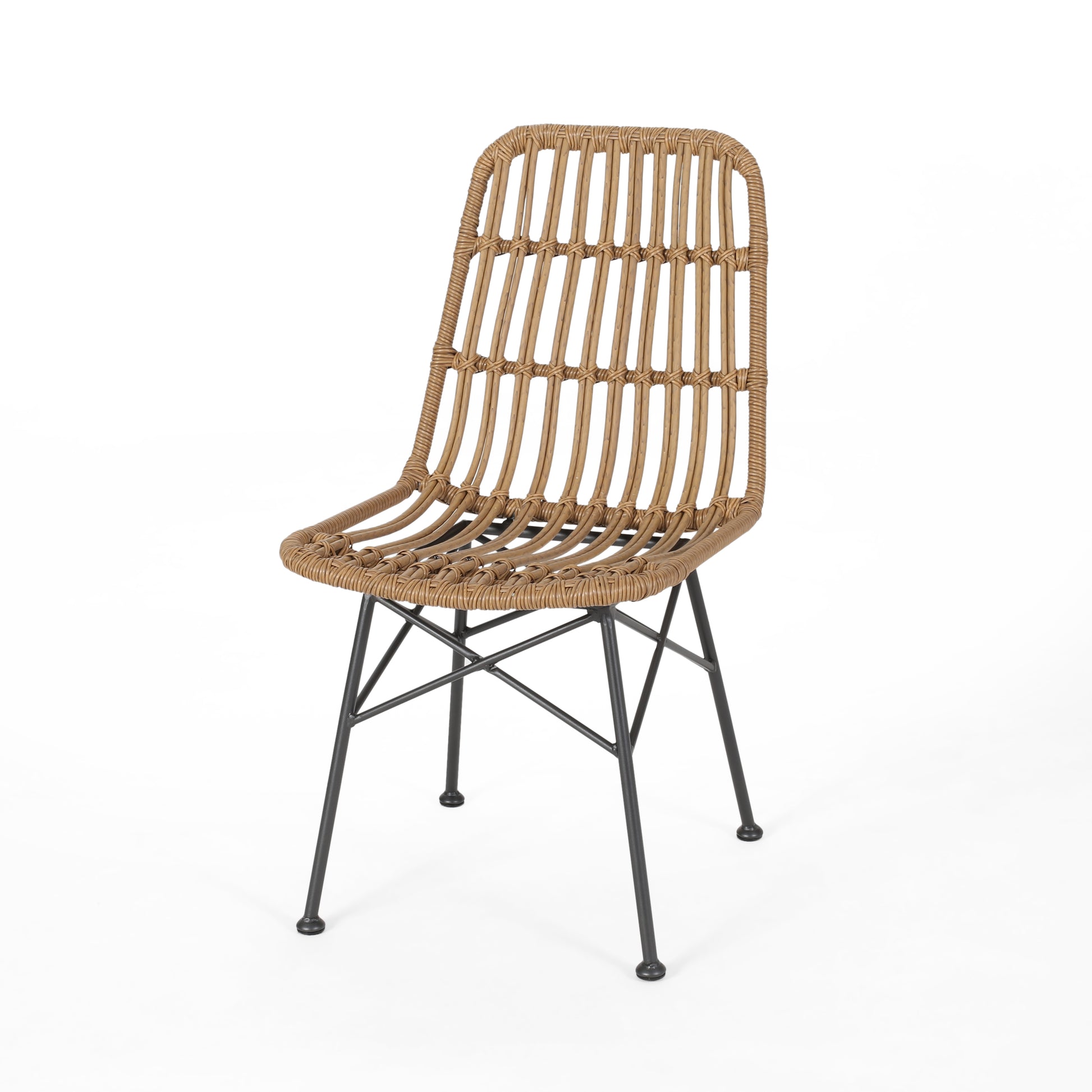 Sawtelle Chair Light Brown Rattan