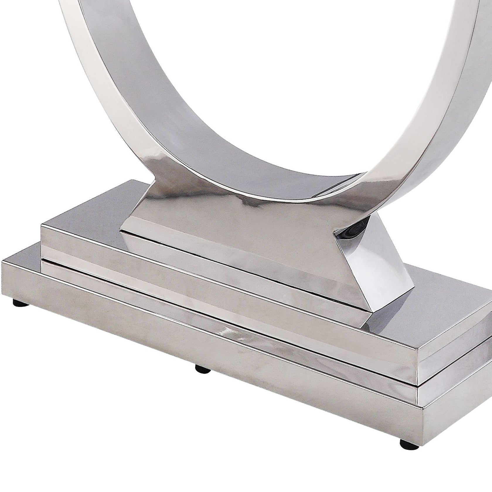 White And Silver Sofa Table White Silver Contemporary Square Artificial Marble