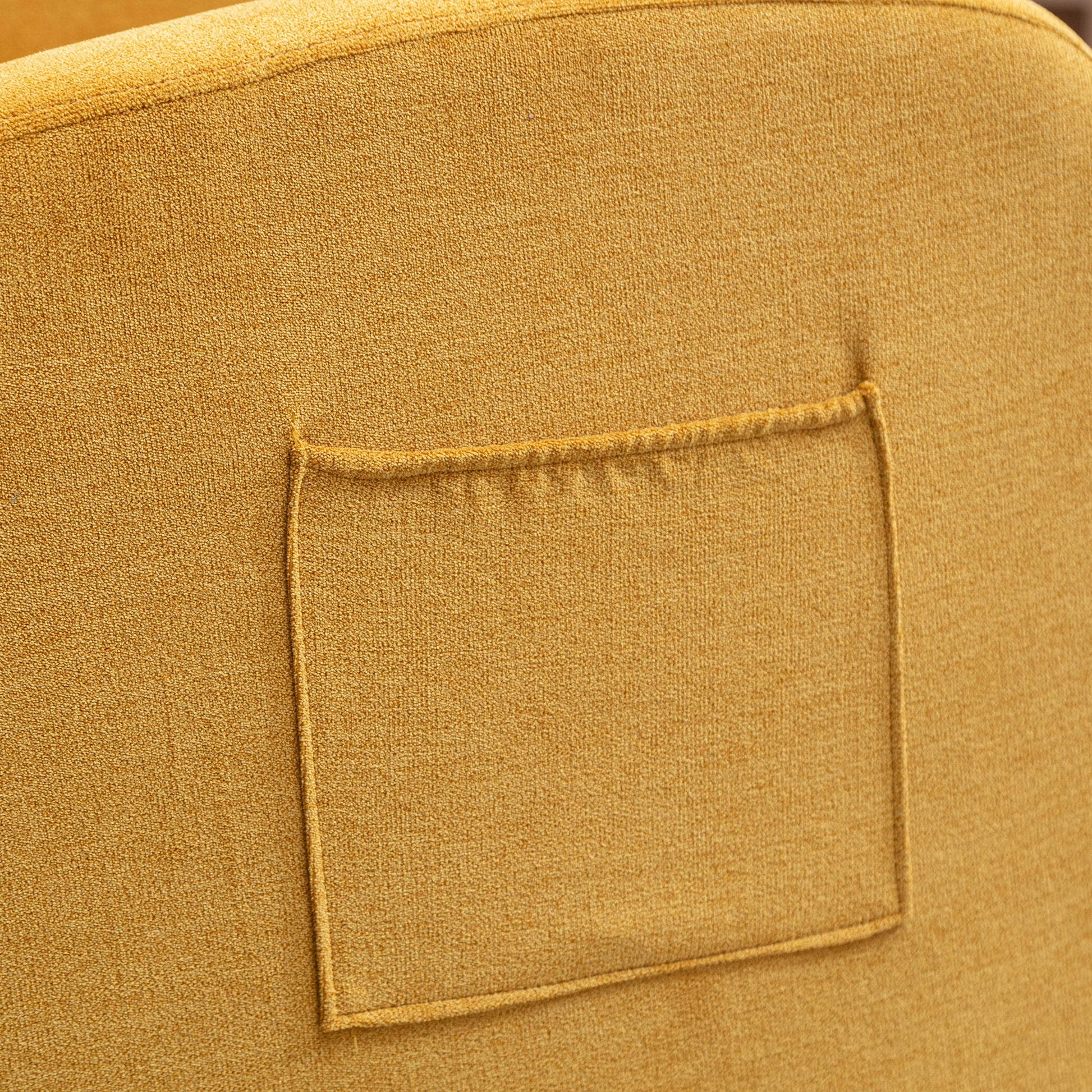 Jiada Upholstered Swivel Glider.Rocking Chair For Nursery In Yellow.Modern Style One Left Bag Yellow Primary Living Space Foam Metal