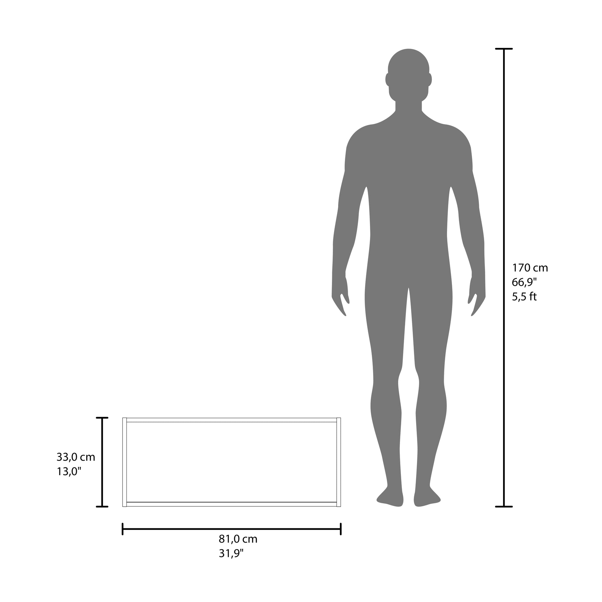 Wall Cabinet 13" H, 2 Sliding Doors, 1 Shelf, Black Black Solid Wood Mdf Engineered Wood
