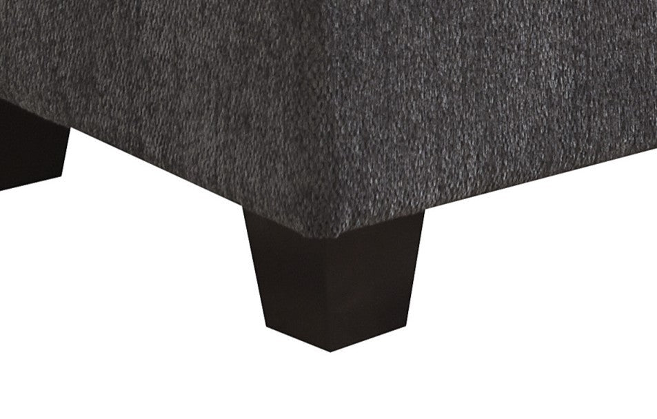Siena Gray Ottoman Gray Foam Engineered Wood