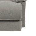 The Grayson Gray Polyester Manual Handle Wood Cushion Back Polyester