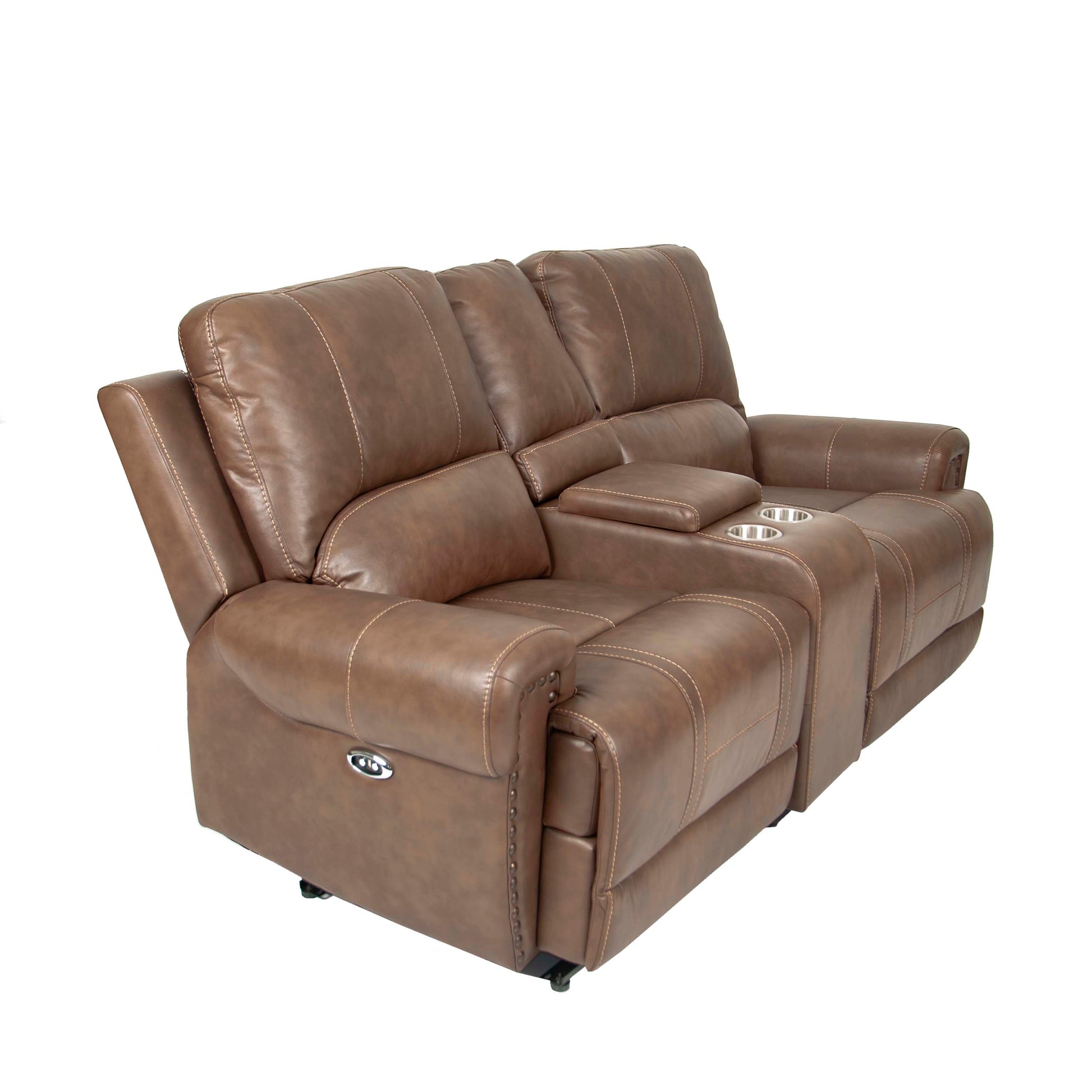 Power Seat In Brown Brown Leather