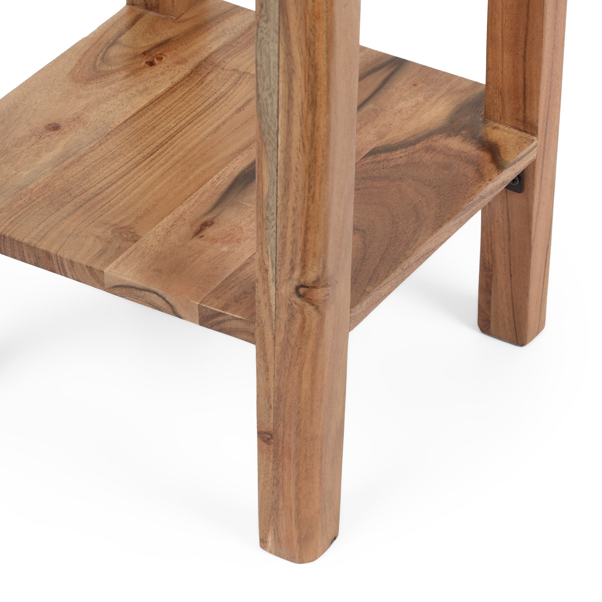 Plant Stand Natural Wood