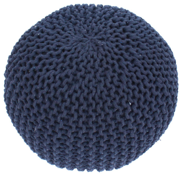 Moro Pouf Navy Cotton